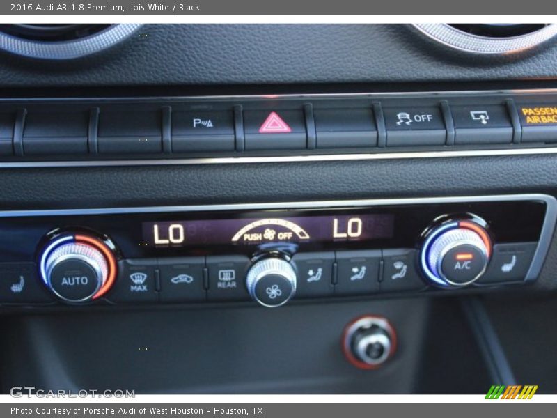 Ibis White / Black 2016 Audi A3 1.8 Premium