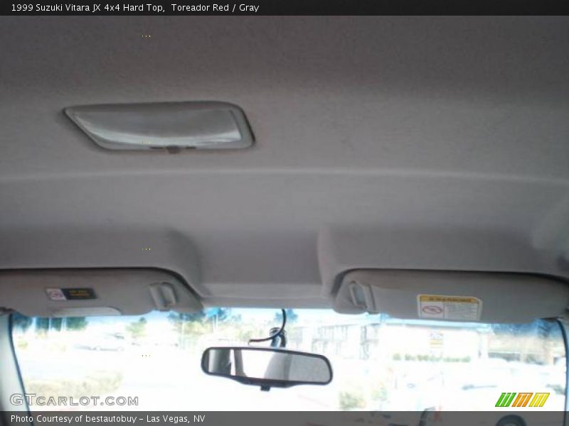 Toreador Red / Gray 1999 Suzuki Vitara JX 4x4 Hard Top