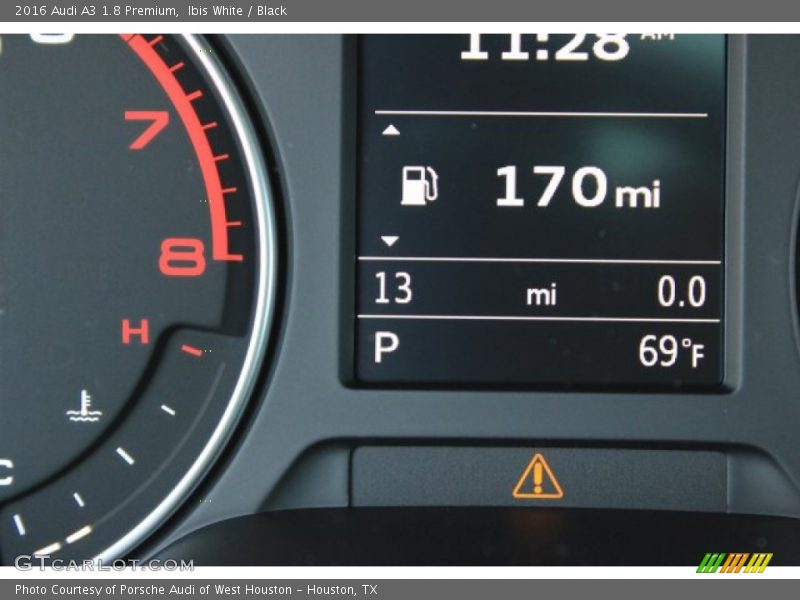 Ibis White / Black 2016 Audi A3 1.8 Premium