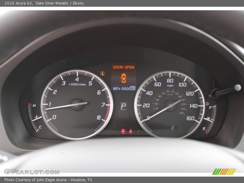 Slate Silver Metallic / Ebony 2016 Acura ILX