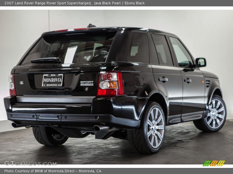 Java Black Pearl / Ebony Black 2007 Land Rover Range Rover Sport Supercharged