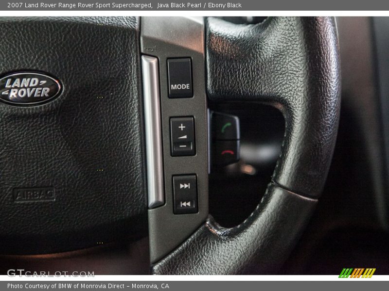 Java Black Pearl / Ebony Black 2007 Land Rover Range Rover Sport Supercharged