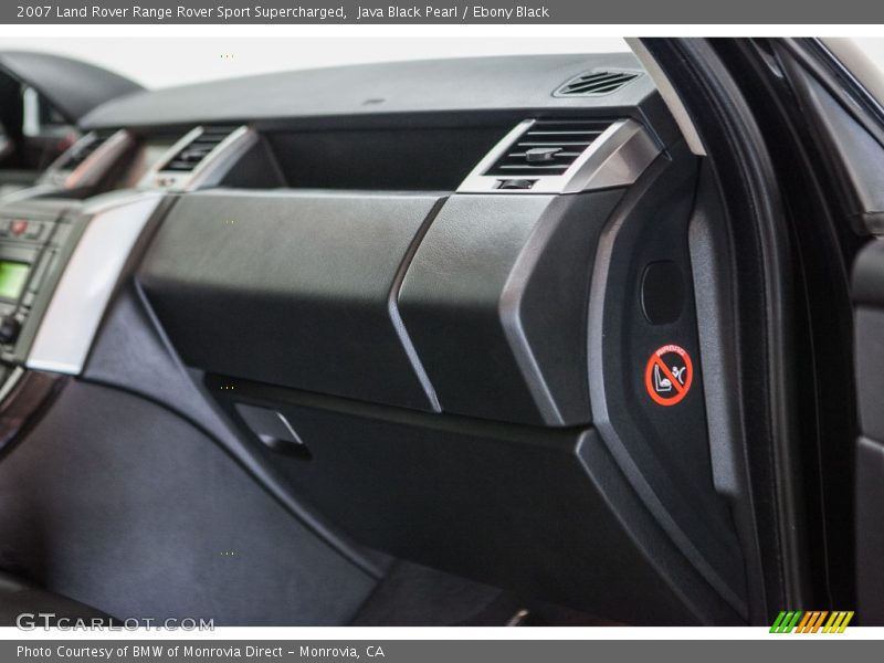 Java Black Pearl / Ebony Black 2007 Land Rover Range Rover Sport Supercharged