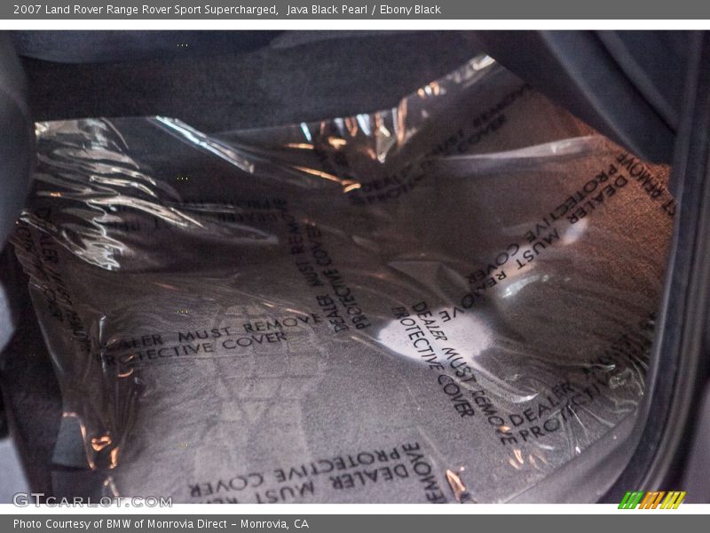 Java Black Pearl / Ebony Black 2007 Land Rover Range Rover Sport Supercharged