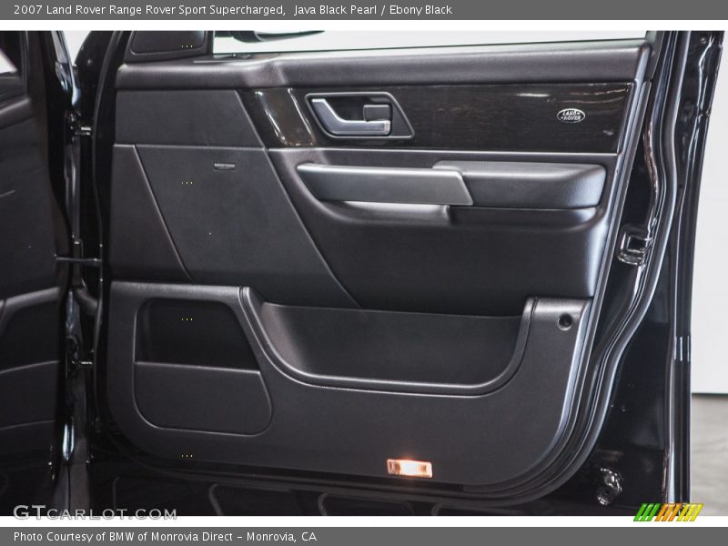 Java Black Pearl / Ebony Black 2007 Land Rover Range Rover Sport Supercharged