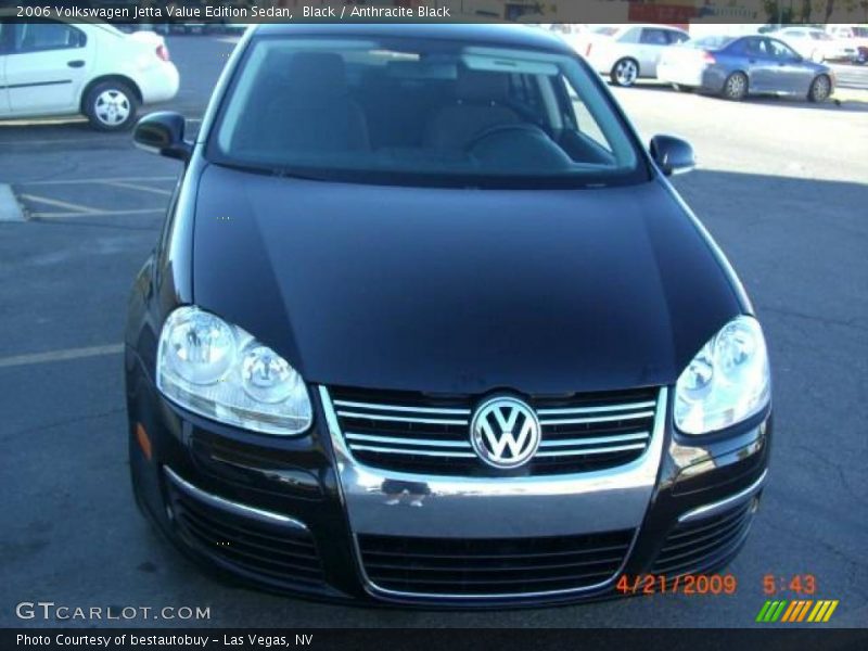 Black / Anthracite Black 2006 Volkswagen Jetta Value Edition Sedan