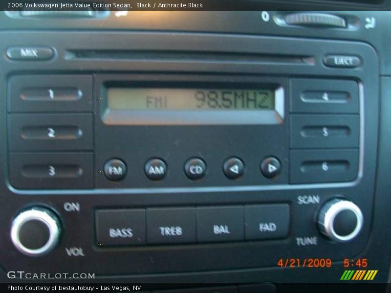 Black / Anthracite Black 2006 Volkswagen Jetta Value Edition Sedan