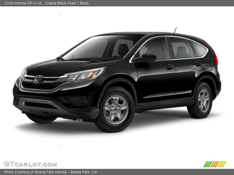 Crystal Black Pearl / Black 2016 Honda CR-V LX