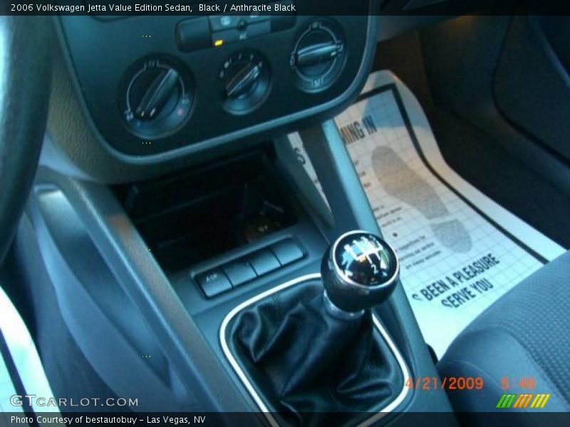 Black / Anthracite Black 2006 Volkswagen Jetta Value Edition Sedan