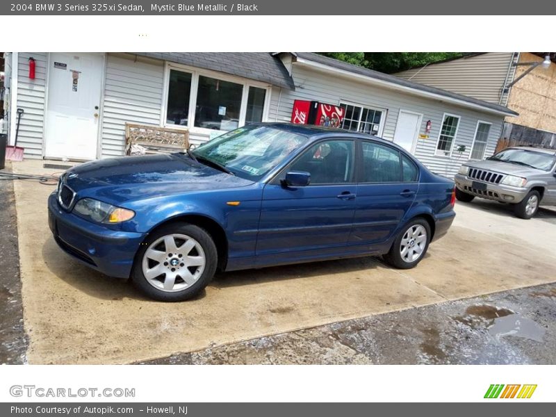 Mystic Blue Metallic / Black 2004 BMW 3 Series 325xi Sedan