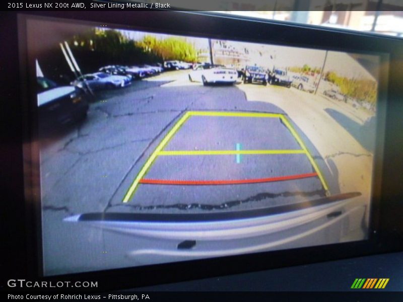 Silver Lining Metallic / Black 2015 Lexus NX 200t AWD