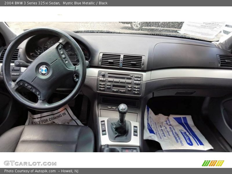 Mystic Blue Metallic / Black 2004 BMW 3 Series 325xi Sedan