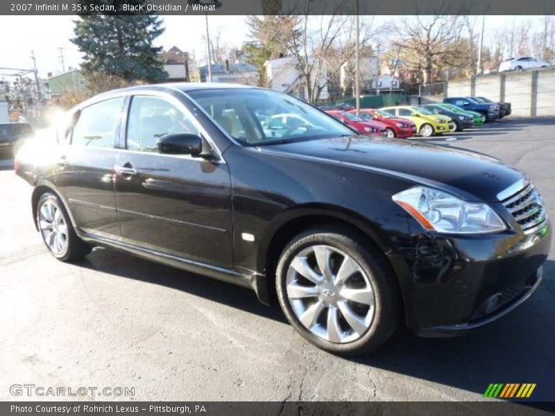 Black Obsidian / Wheat 2007 Infiniti M 35x Sedan