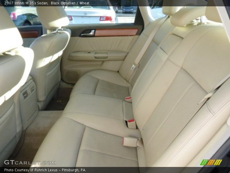 Black Obsidian / Wheat 2007 Infiniti M 35x Sedan