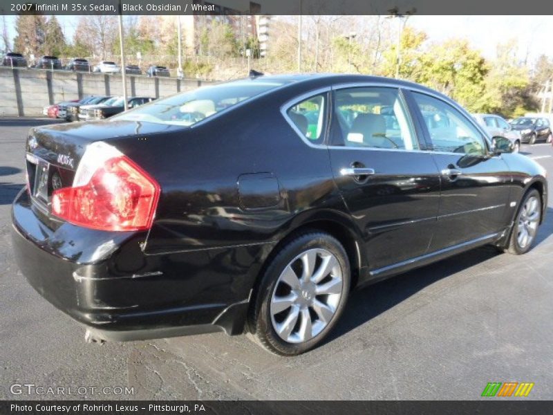 Black Obsidian / Wheat 2007 Infiniti M 35x Sedan