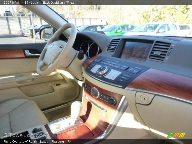 Black Obsidian / Wheat 2007 Infiniti M 35x Sedan