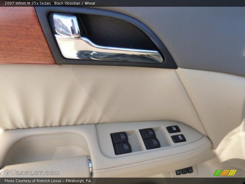 Black Obsidian / Wheat 2007 Infiniti M 35x Sedan