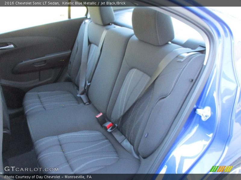 Kinetic Blue Metallic / Jet Black/Brick 2016 Chevrolet Sonic LT Sedan
