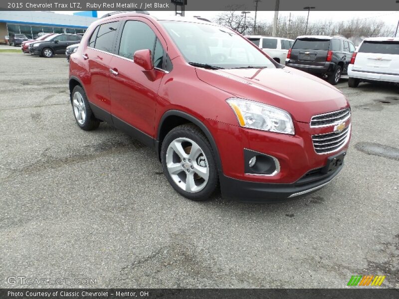 Ruby Red Metallic / Jet Black 2015 Chevrolet Trax LTZ