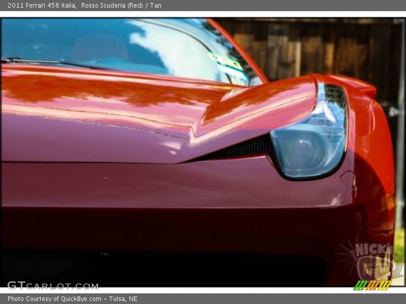 Rosso Scuderia (Red) / Tan 2011 Ferrari 458 Italia