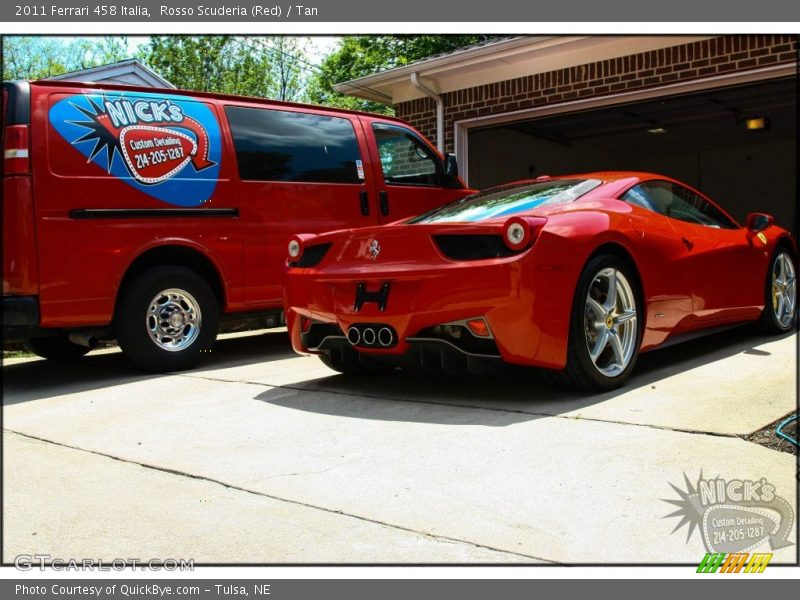 Rosso Scuderia (Red) / Tan 2011 Ferrari 458 Italia