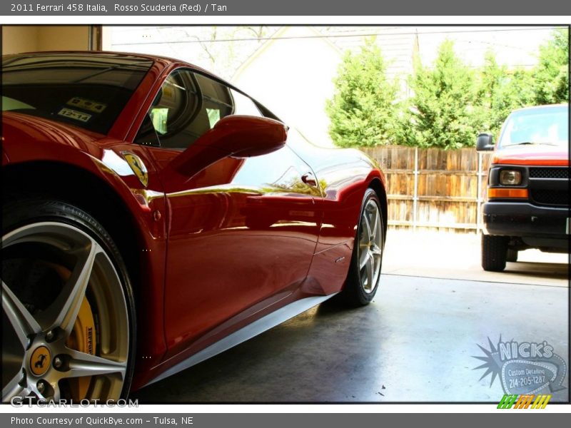 Rosso Scuderia (Red) / Tan 2011 Ferrari 458 Italia