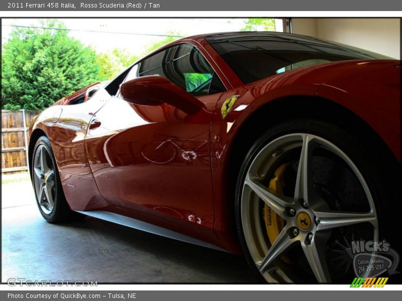 Rosso Scuderia (Red) / Tan 2011 Ferrari 458 Italia