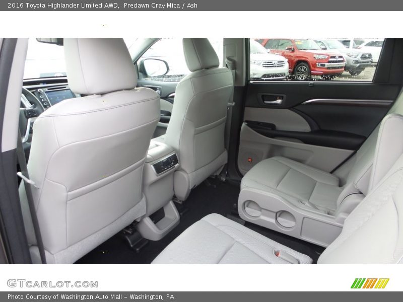 Rear Seat of 2016 Highlander Limited AWD