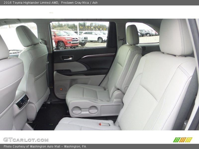Rear Seat of 2016 Highlander Limited AWD