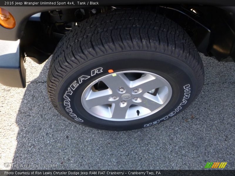 Tank / Black 2016 Jeep Wrangler Unlimited Sport 4x4