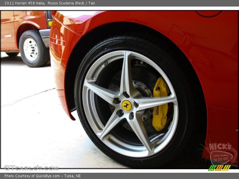 Rosso Scuderia (Red) / Tan 2011 Ferrari 458 Italia