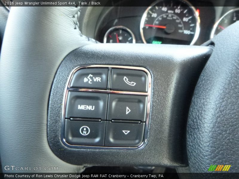 Tank / Black 2016 Jeep Wrangler Unlimited Sport 4x4