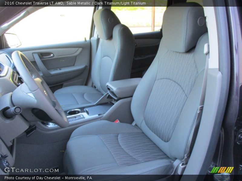 Sable Metallic / Dark Titanium/Light Titanium 2016 Chevrolet Traverse LT AWD