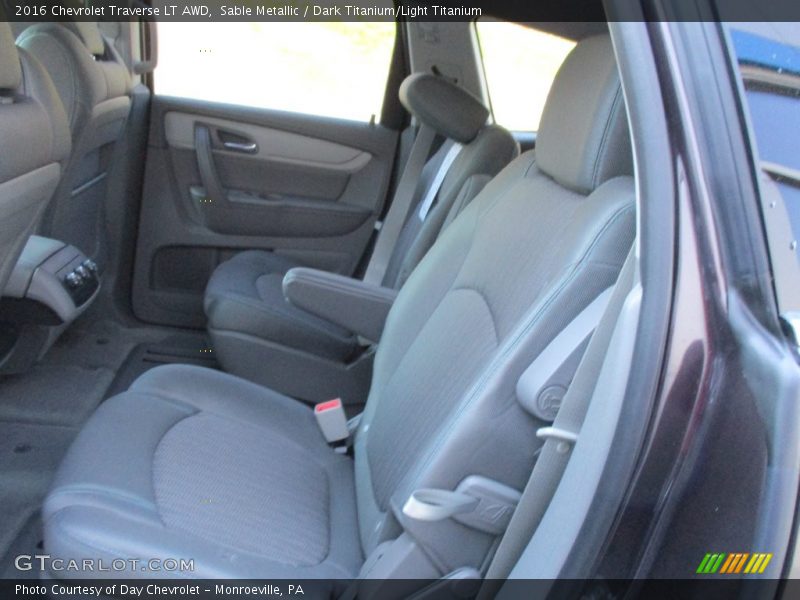 Sable Metallic / Dark Titanium/Light Titanium 2016 Chevrolet Traverse LT AWD