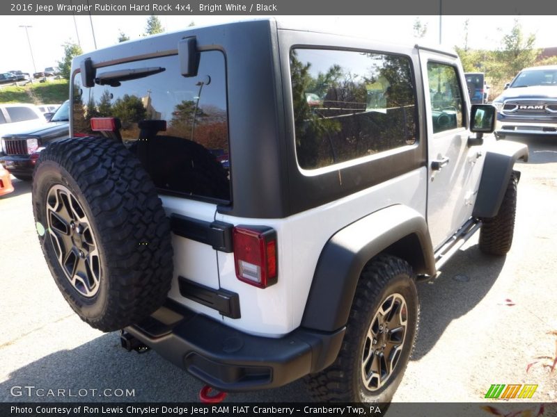 Bright White / Black 2016 Jeep Wrangler Rubicon Hard Rock 4x4