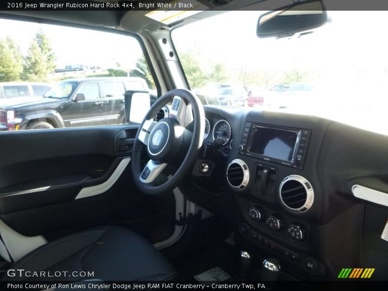 Bright White / Black 2016 Jeep Wrangler Rubicon Hard Rock 4x4