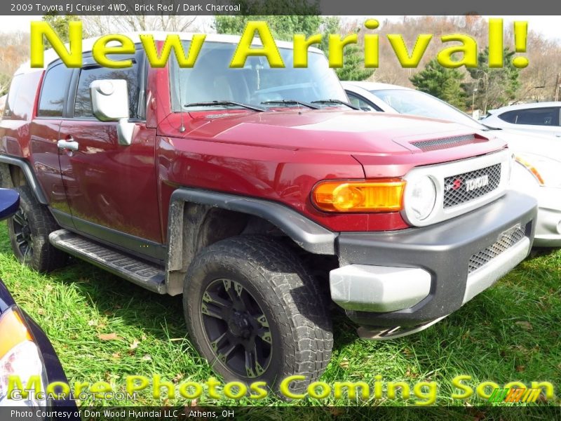 Brick Red / Dark Charcoal 2009 Toyota FJ Cruiser 4WD