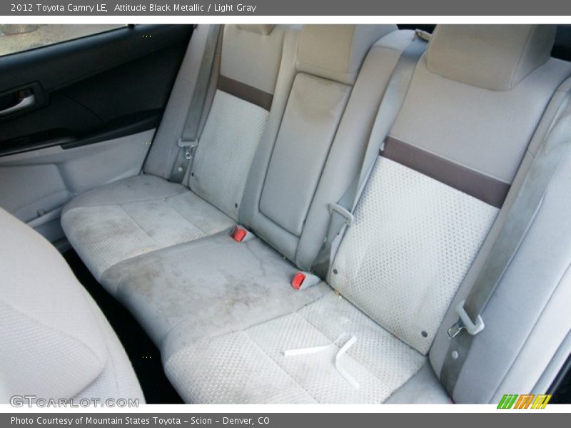 Attitude Black Metallic / Light Gray 2012 Toyota Camry LE