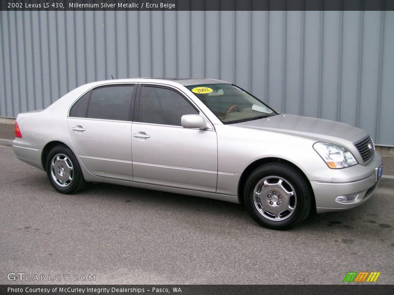 Millennium Silver Metallic / Ecru Beige 2002 Lexus LS 430