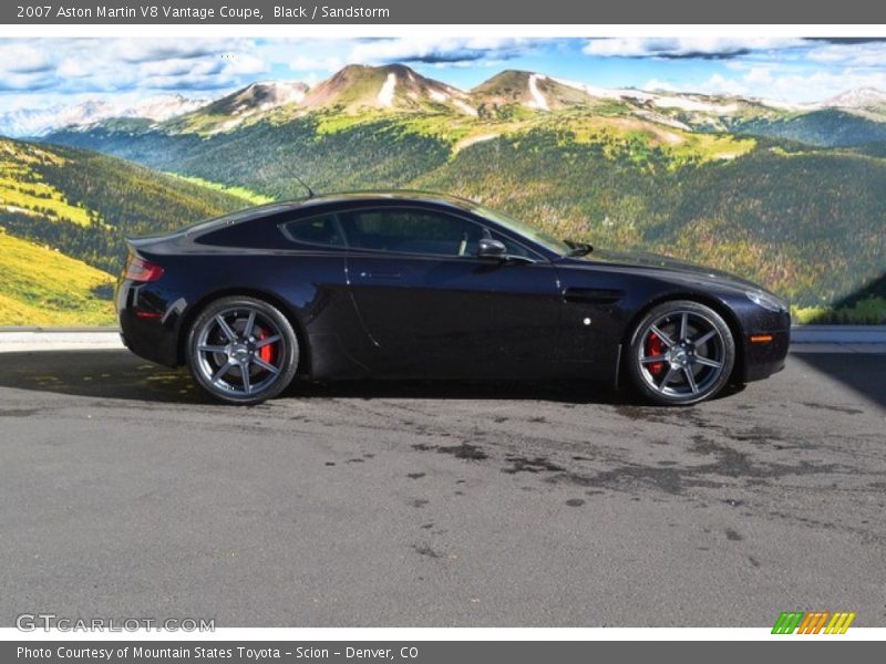 Black / Sandstorm 2007 Aston Martin V8 Vantage Coupe