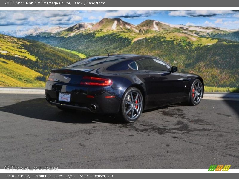Black / Sandstorm 2007 Aston Martin V8 Vantage Coupe