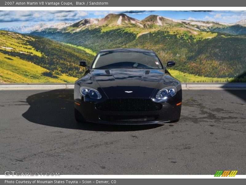 Black / Sandstorm 2007 Aston Martin V8 Vantage Coupe