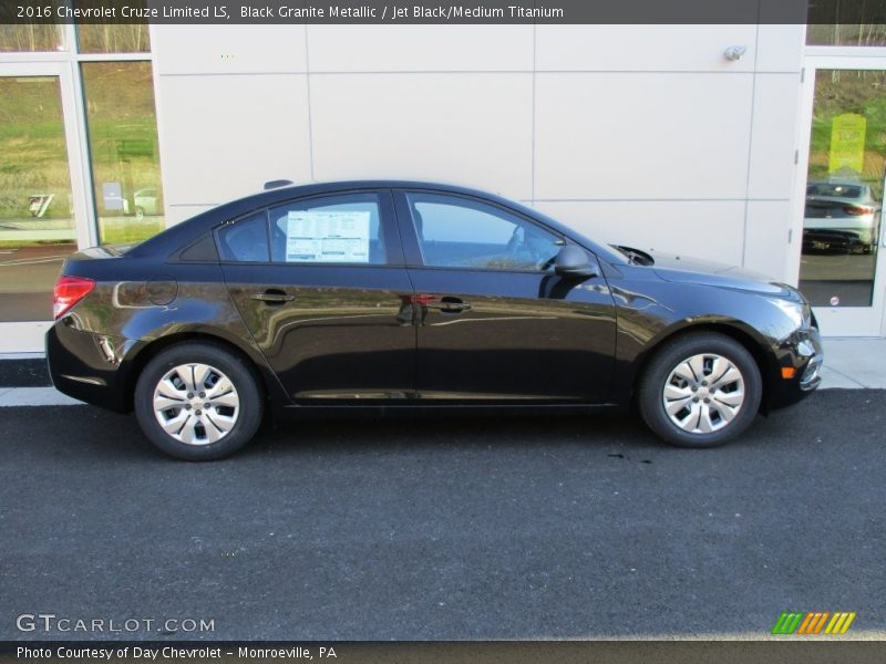 Black Granite Metallic / Jet Black/Medium Titanium 2016 Chevrolet Cruze Limited LS