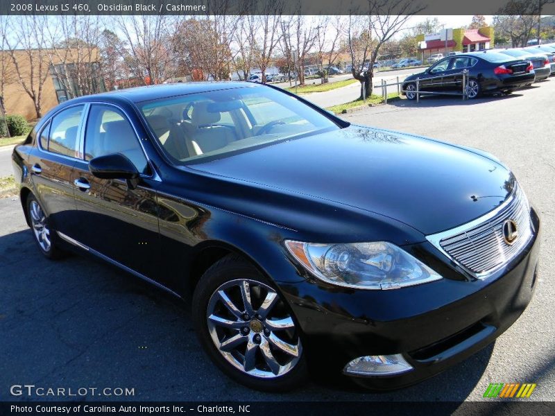 Obsidian Black / Cashmere 2008 Lexus LS 460