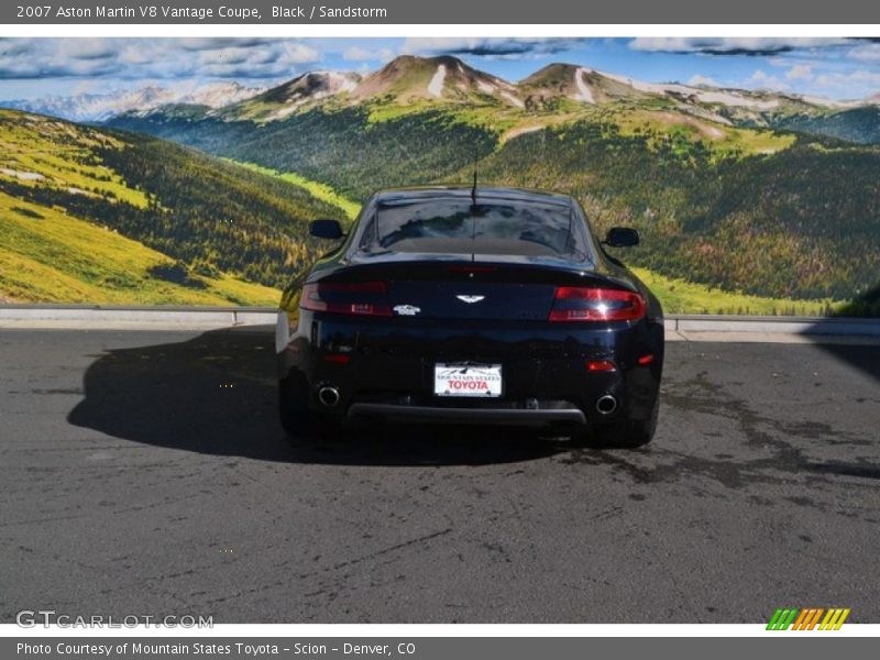 Black / Sandstorm 2007 Aston Martin V8 Vantage Coupe