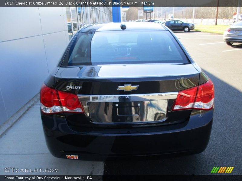 Black Granite Metallic / Jet Black/Medium Titanium 2016 Chevrolet Cruze Limited LS