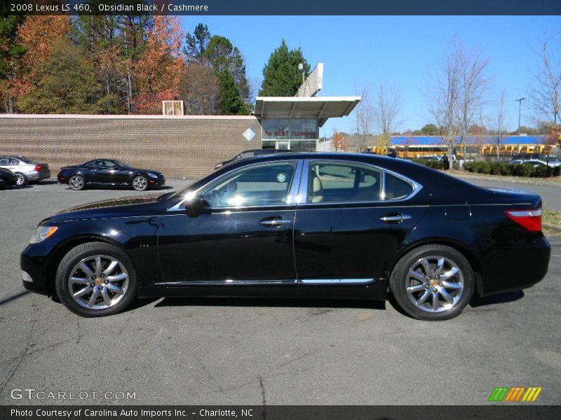 Obsidian Black / Cashmere 2008 Lexus LS 460