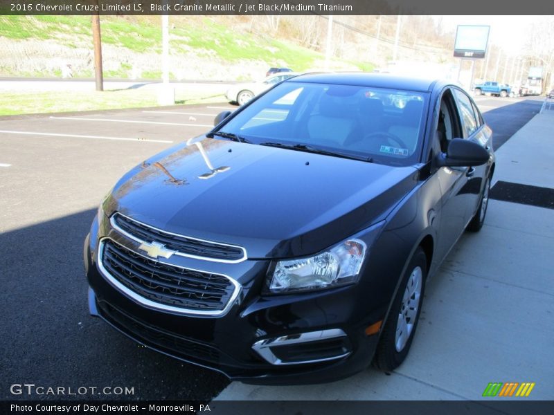 Black Granite Metallic / Jet Black/Medium Titanium 2016 Chevrolet Cruze Limited LS