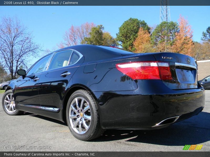 Obsidian Black / Cashmere 2008 Lexus LS 460