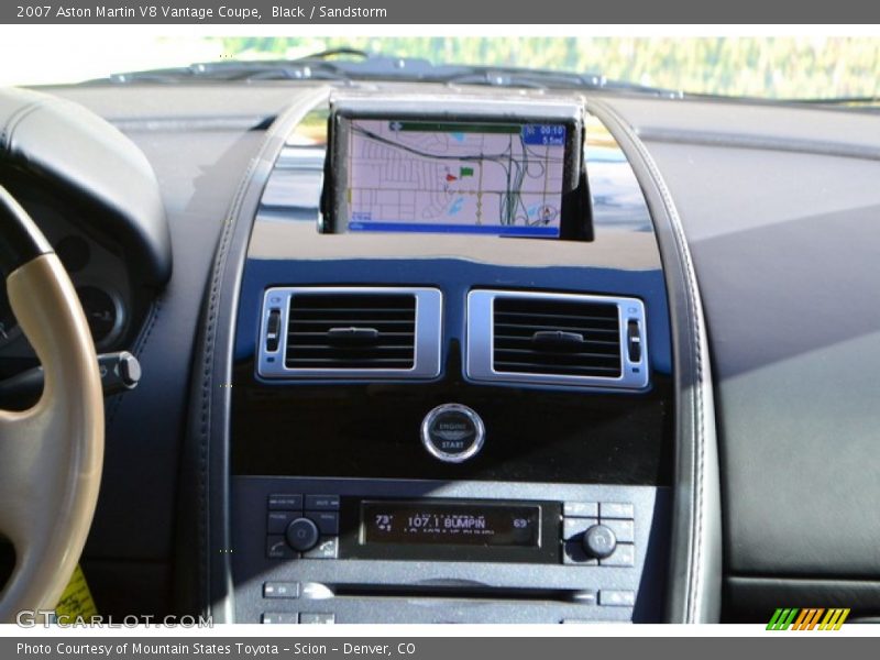 Black / Sandstorm 2007 Aston Martin V8 Vantage Coupe